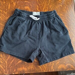 Everlane The Track Short XS black women’s organic cotton
